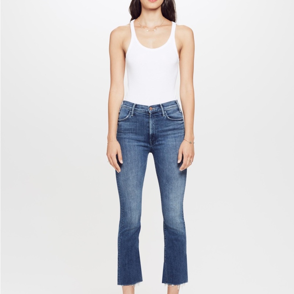 MOTHER Denim The Hustler Fray jeans